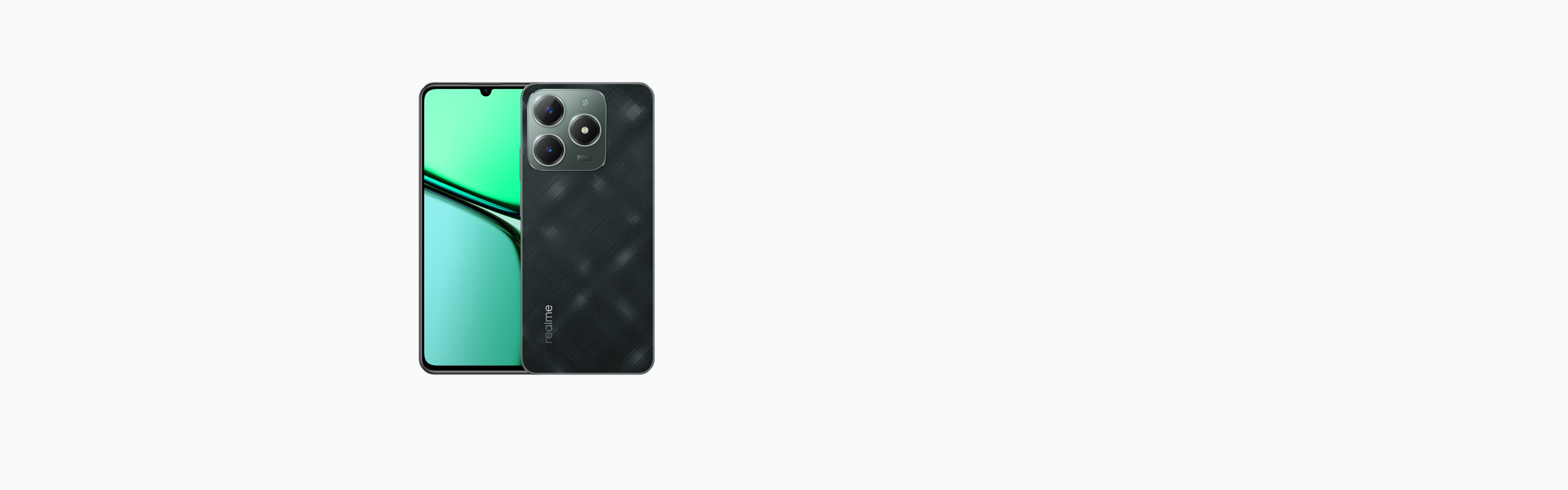 Realme C61 Back View - Green